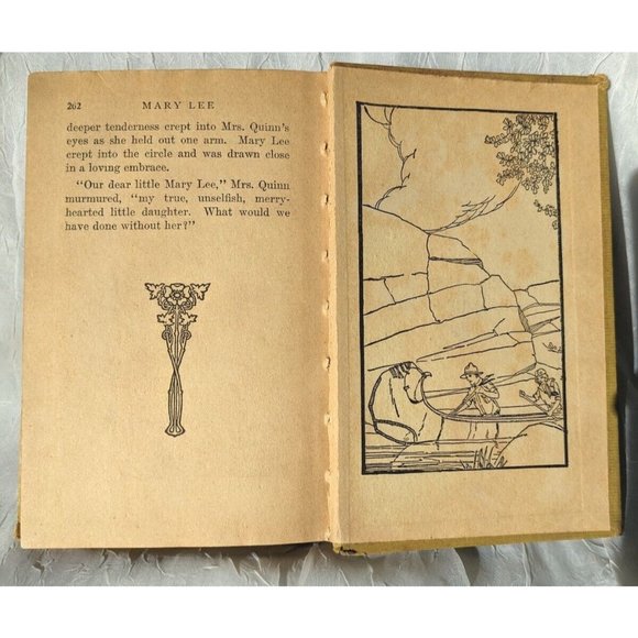 1917 Mary Lee The Campfire Girl Harriet Rietz Antique Book Hardcover Illustrated - Picture 12 of 13